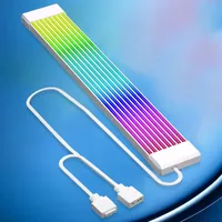 ICE Whale Flexible RGB LED Light Strip Bar ARGB Board Cover For Computer Power Supply ATX 24PIN GPU Video Card Cables And Case 3