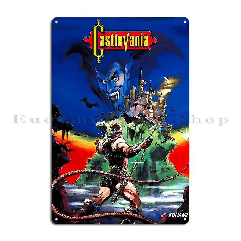 Castlevania Metal Plaque Poster Party Design Pub Customized Funny Party Tin Sign Poster