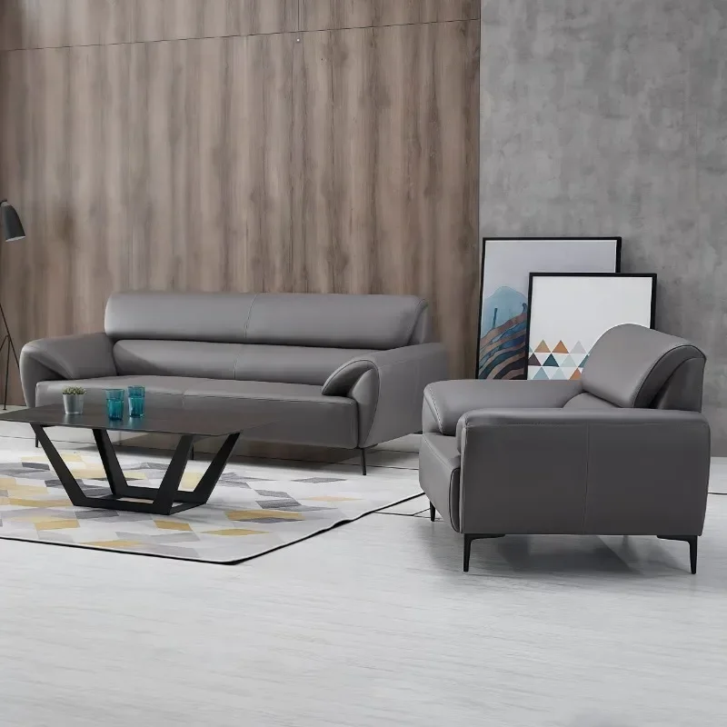 

Современный минималистичный дизайн дивана, небольшой офис, роскошная мебель для гостиной, кожаный диван, современный минималистичный стиль, простой прием