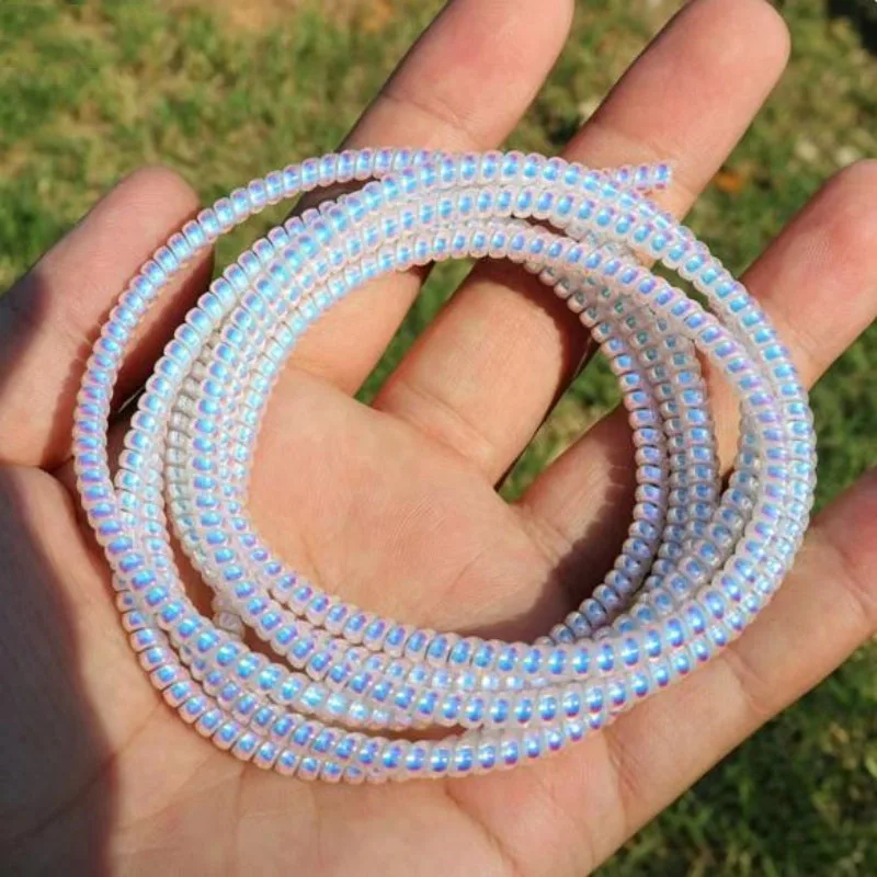 Charging Protection Rope Laser Spiral Earphone Winding Spring Data Line Arrangement Phone Line Cable Protector