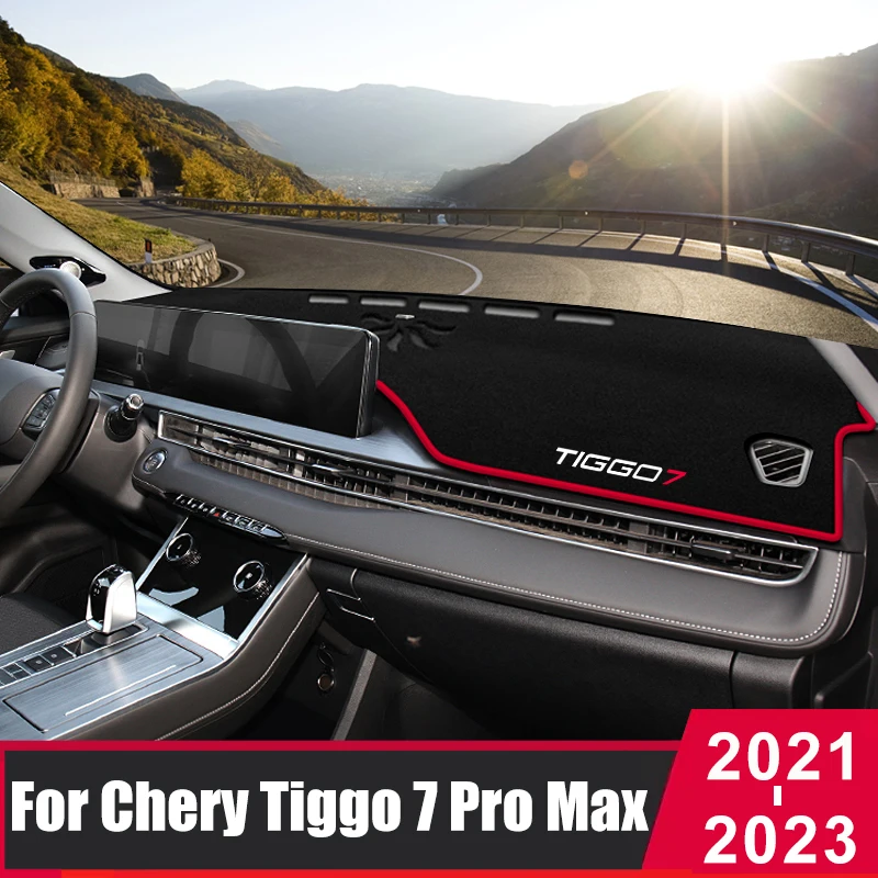 For Chery Tiggo 7 Pro Max 2021 2022 2023 Car Dashboard Cover Sun Shade Avoid Light Mat Pad Instrument Panel Carpets Accessories