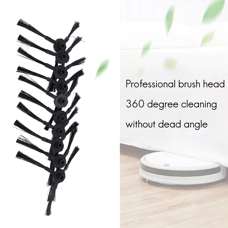 5 фильтров + 10 боковых щеток для запасных частей Medion Md 16192 Md 18500 Md 18501 Md 18600