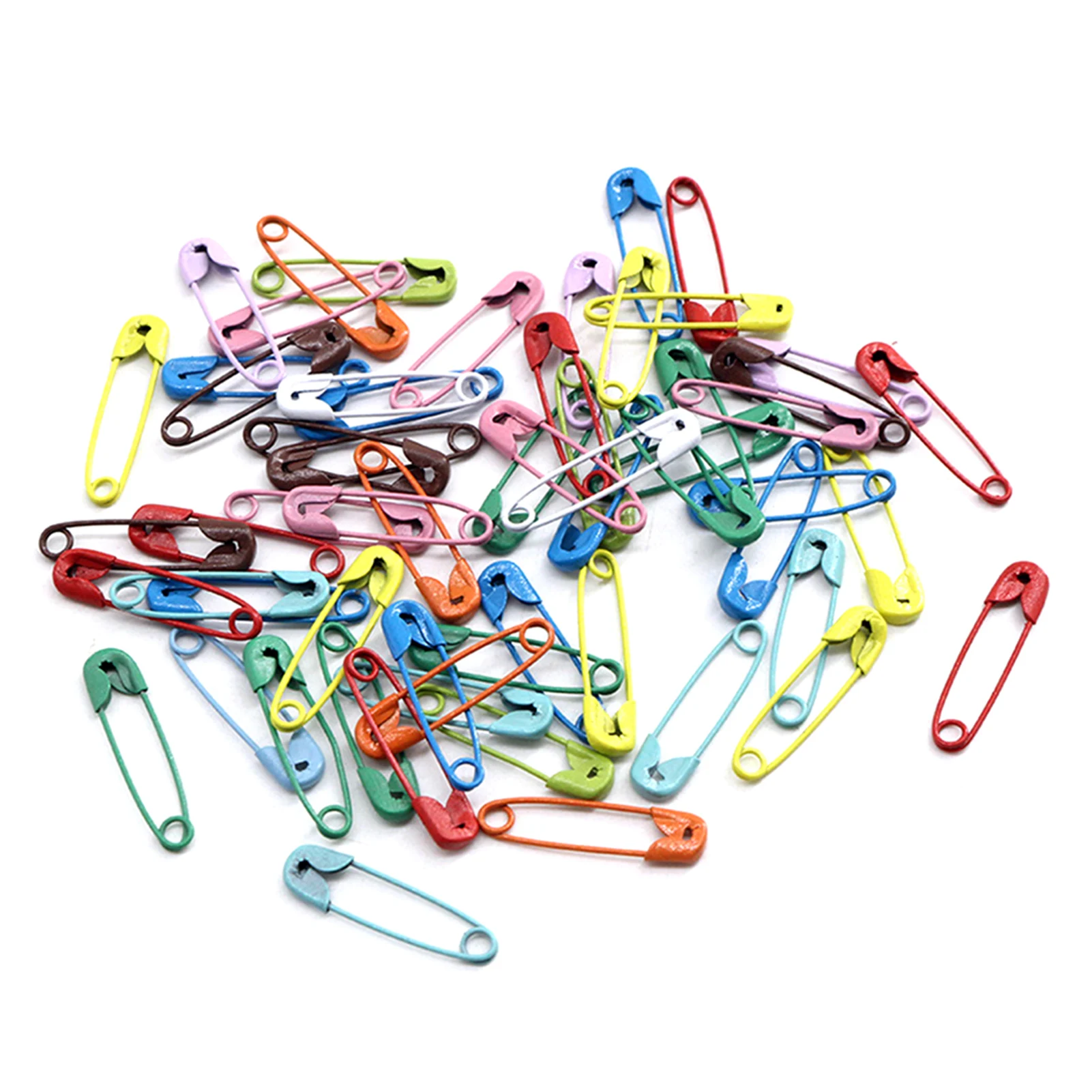 150pcs 19mm Rustproof Home Office Safety Pin Jewelry Making With Storage Box Multifunctional Mini Practical Assorted For Clothes