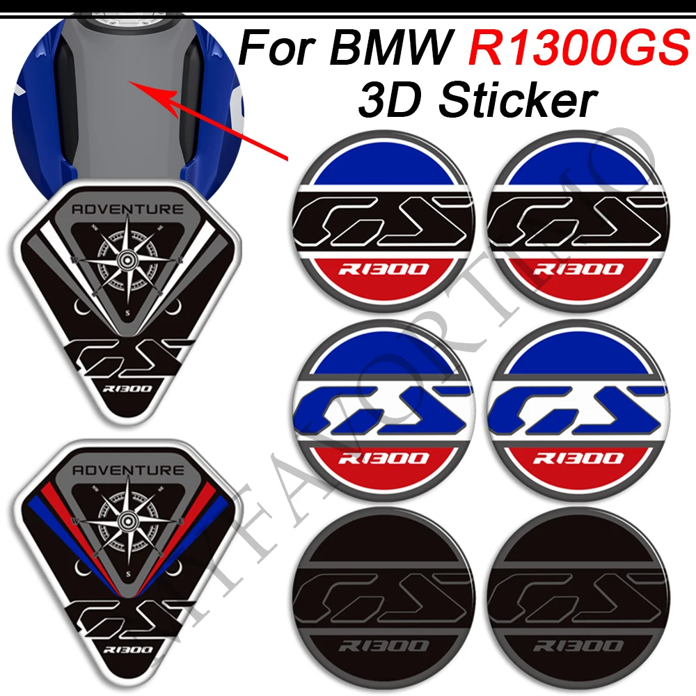 タンクパッド用装飾ステッカー,bmw r1300gs,r 1300 gs,1300gs用ステッカー,トロフィー,トリプルブラックオプション,719 adv,アドベンチャー,2023