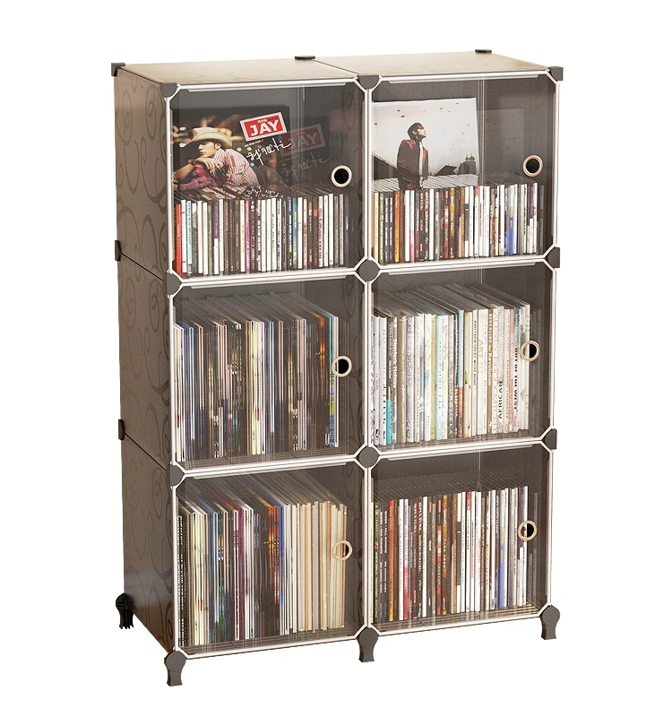 

2-Inch Vinyl Record Holder Album Cabinet Bookelf Classin Display Stand Bla Vinyl Storage Ra Fly Organizer