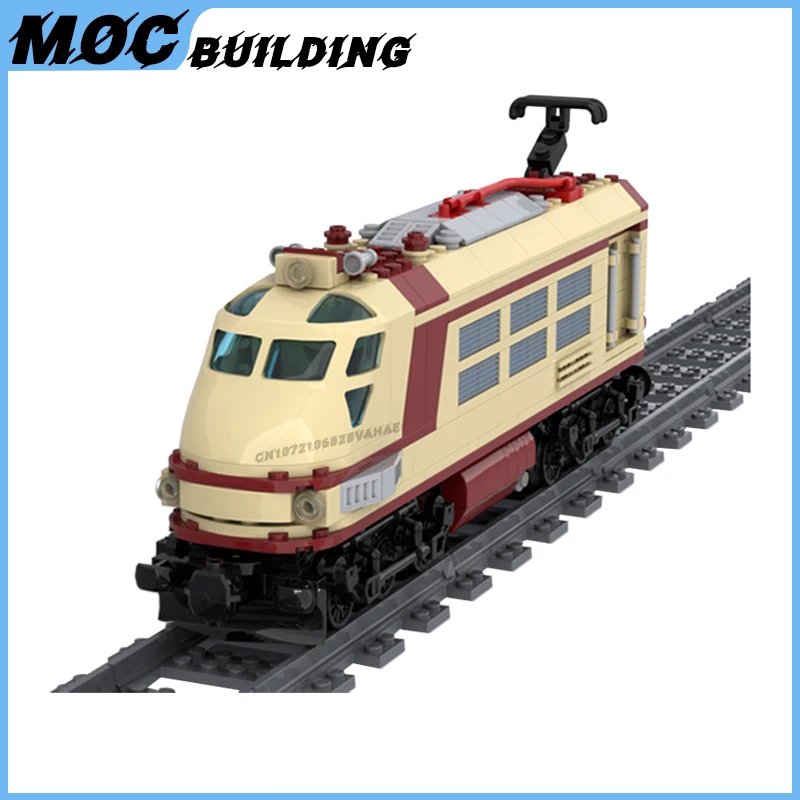 Moc Building Blocks City Express Model Railway Passenger Train Set Vehicle DIY Assembled Bricks Tracks Carriage Toys Xmas Gifts