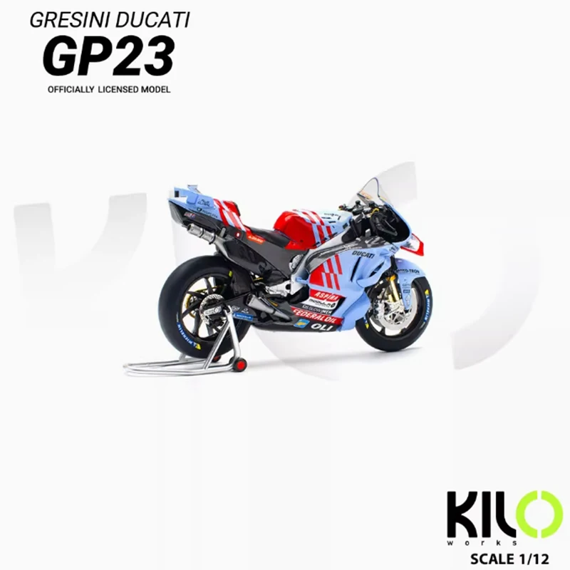 KILO works 1/12 Scale DUCATI GP24 GP23 Motorcycle Cast Alloy Model Static Metal Collection Toy Holiday Gift