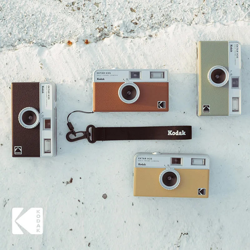 Classic 35mm Kodak Film Camera KODAK EKTAR H35N Reusable Film Camera KODAK H35 Half Frame Camera Optional ColorPlus Film