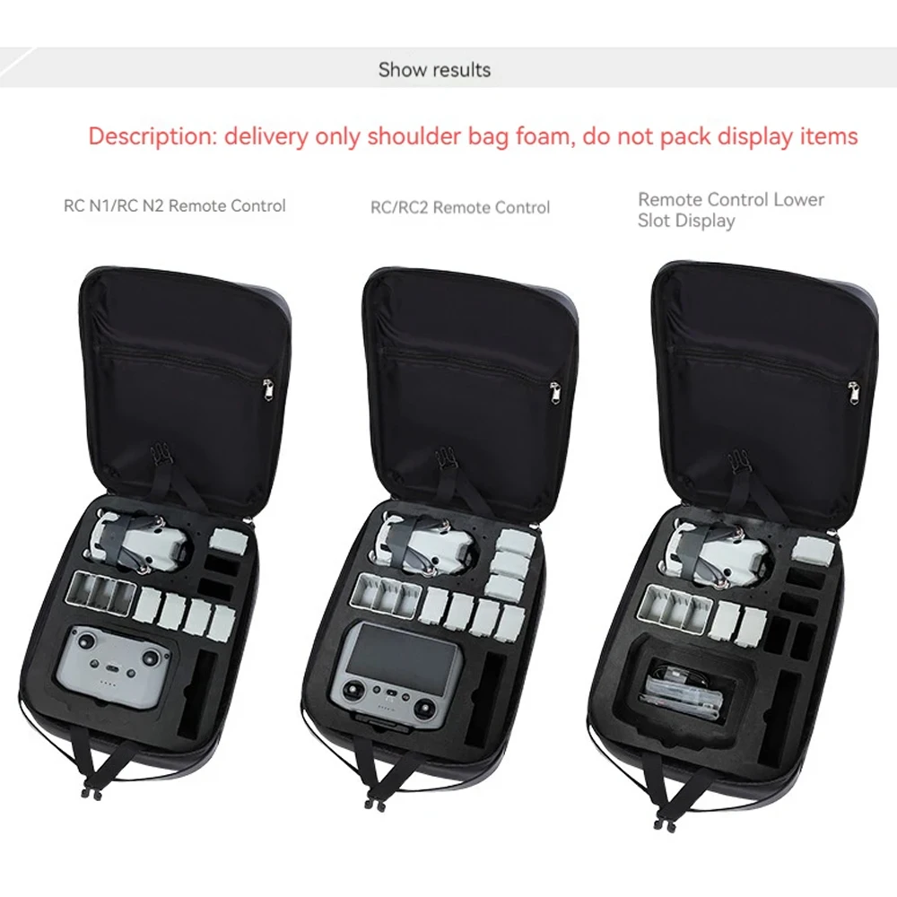 Tas ransel Drone Universal, aksesori kontrol DJI Mini 4 Pro/Mini 3 Pro/Mini 3 cangkang keras untuk DJI RC 2/RC N2