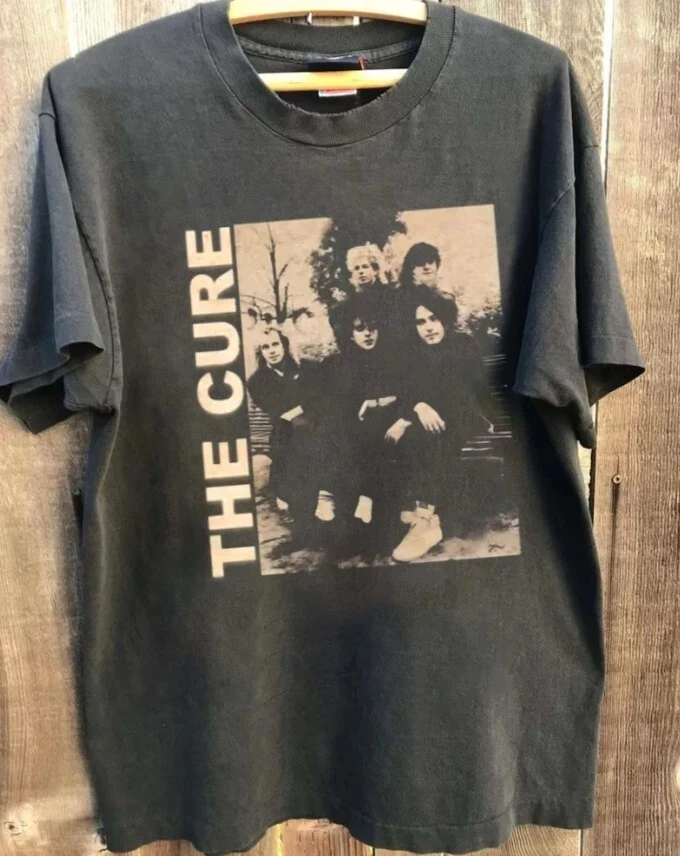 The Cure 90s Shirt, The Cure Merch, The Cure Band black T-shirt New Spring/Summer Arrivals Regular Fit Casual