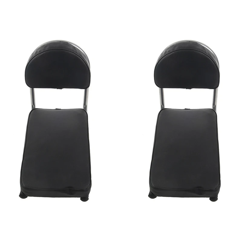 

2X Bike Seat Bike Rear Seat Kid Bicycle Rear Handrail Armrest Child Carrier Bike Back Seat Soft Cushion Rear Rack Seat