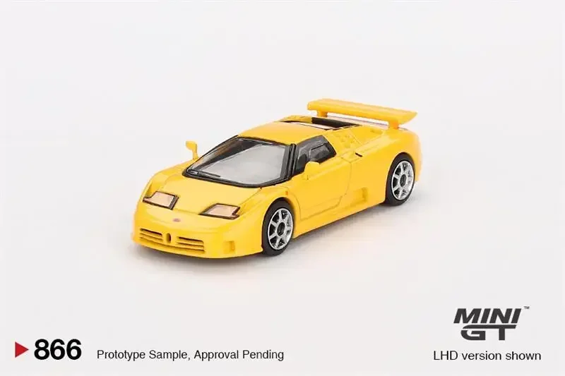 

Литая под давлением модель автомобиля MINI GT 1:64 EB110 Super Sport Giallo Yellow