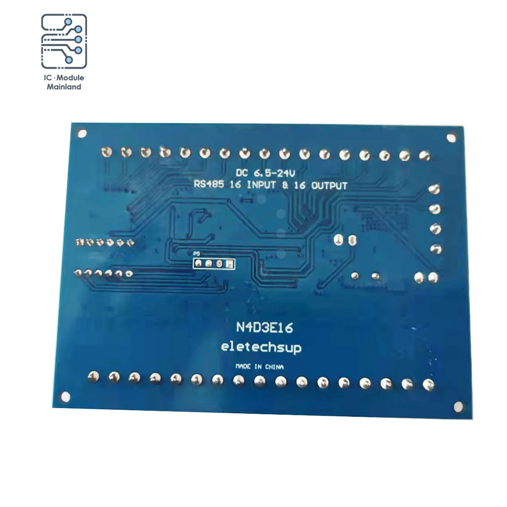 DC 12V 24V 16 Input 16 Output RS485 Remote Control Switch PLC IO expansion Board 03 06 16 Modbus RTU Module