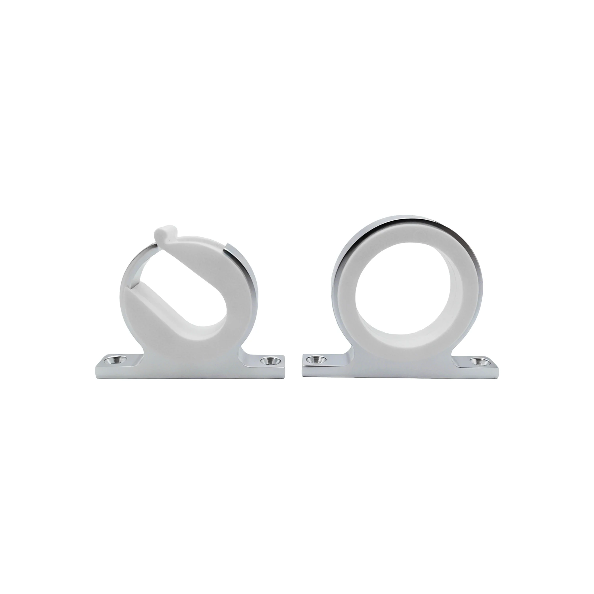 

aluminum rod holder, natural aluminum finish, new version