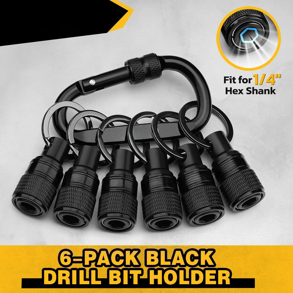 6Pack Drill Bit Holder, 1/4