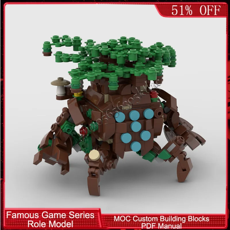 463 Pezzi Serie Personaggi di Giochi Popolari Oakward Sentinel MOC Blocchi da Costruzione Modulari Personalizzabili Giocattolo DIY Regalo Festivo