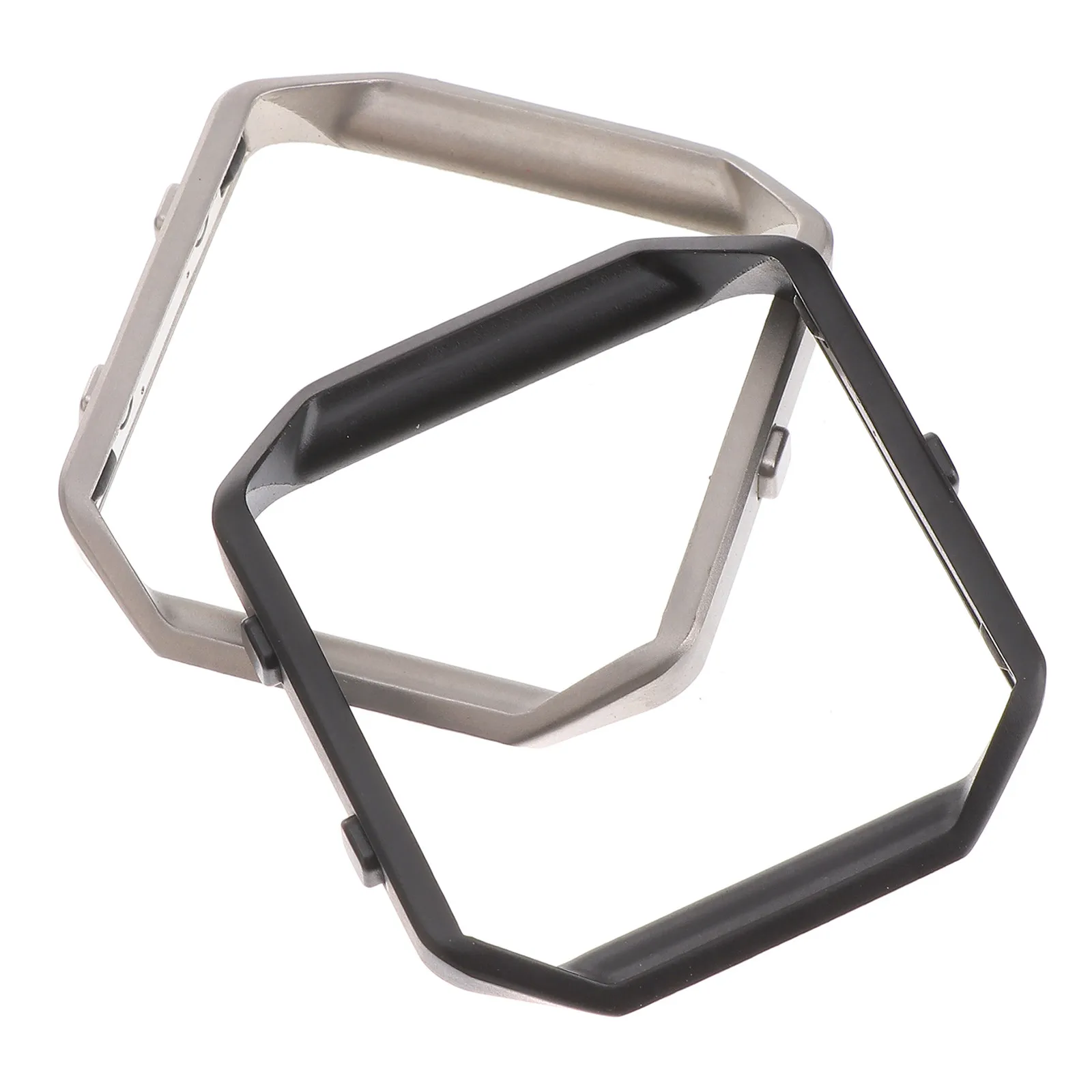 

2 шт. сменных рамок для часов из нержавеющей стали, совместимые по размеру, классический цвет, прочные, долговечные.