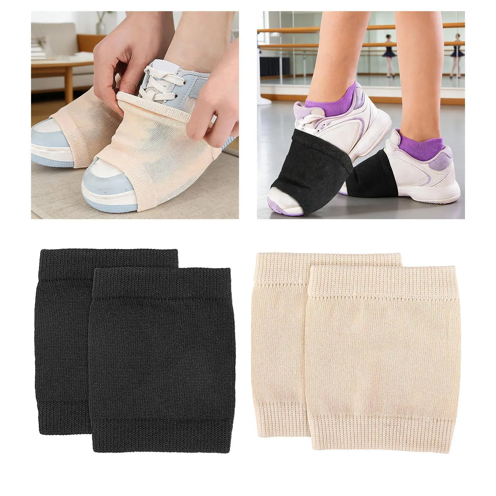 

Накладки на танцевальную обувь поверх носков-кроссовок: удобные, устойчивые к выцветанию, защитные, для балета, латины, сальсы, хип-хопа, занятий в зале и на спортивных полах