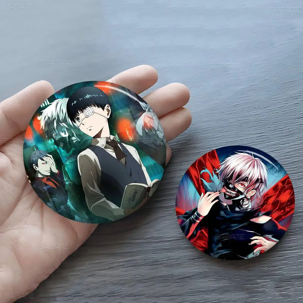 مانغا T-Tokyo الغول 58 مللي متر لطيف أنيمي الشكل أيقونة شارة اليدوية صفيح بروش لحقيبة الظهر الملابس الصدر حلية الهدايا #4