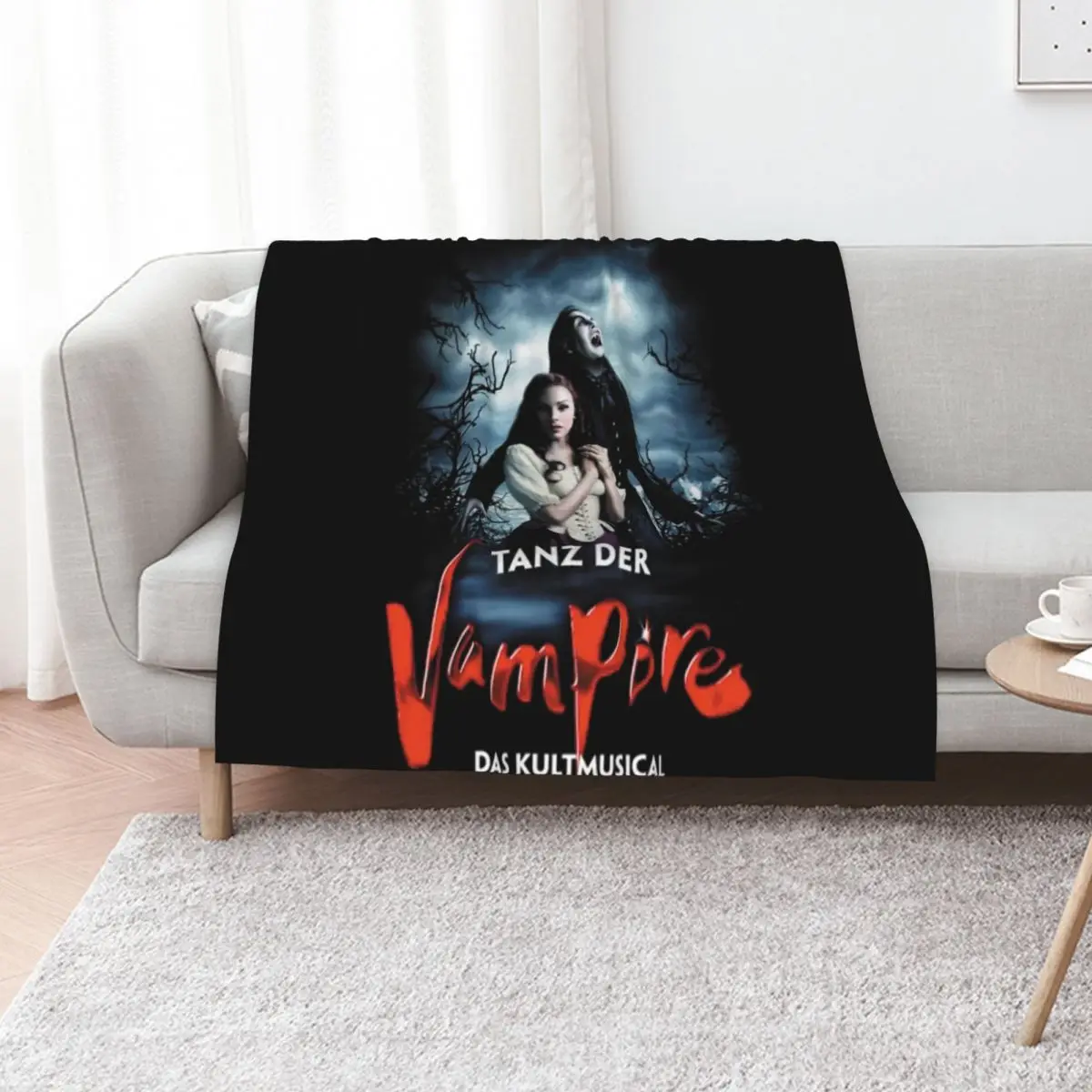 tanz der vampire Throw Blanket Summer Custom Designers Cute Plaid Retros for winter Blankets