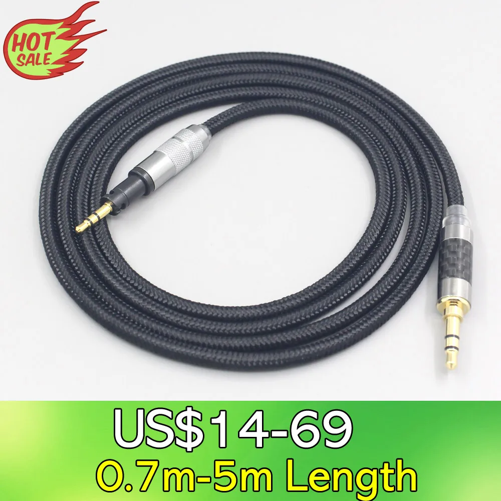 

6.5mm XLR 4.4mm Super Soft Headphone Nylon OFC Cable For Sennheiser Momentum 1.0 2.0 Earphone Headset LN007538