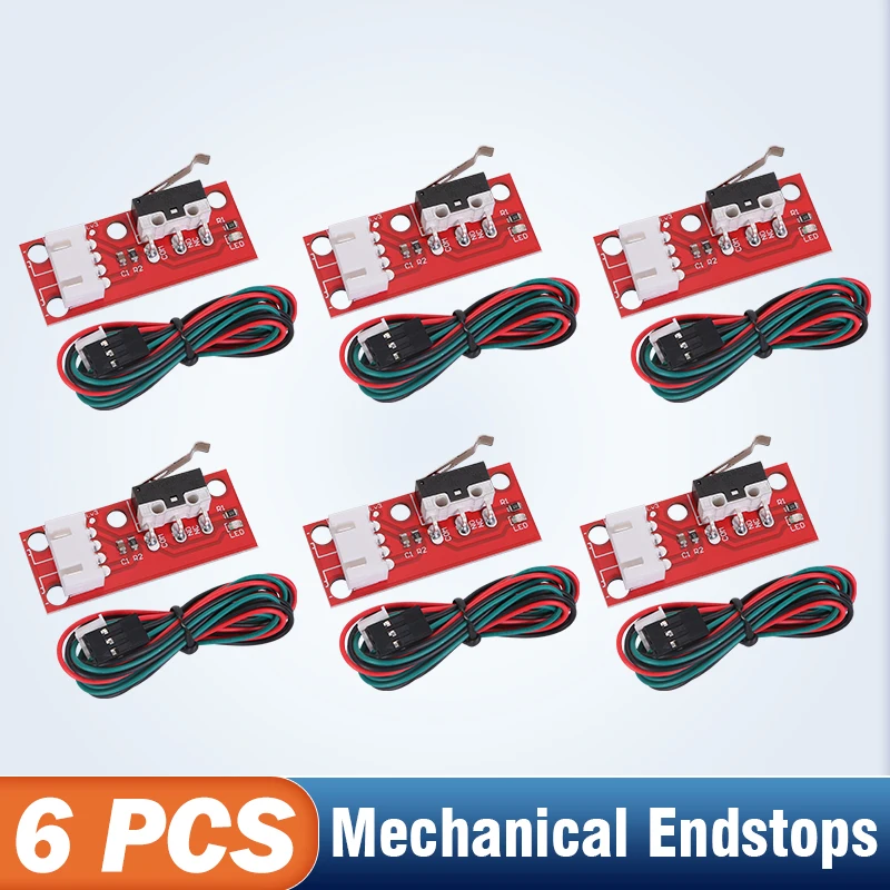 

6PCS Endstop Switch for Arduino End stop Limit Switch+ Cable High Quality Mechanical Endstop for 3D Printer parts RAMPS 1.4