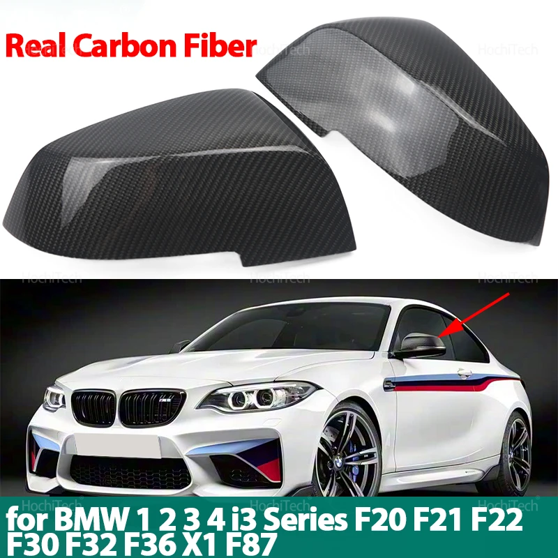 

F20 F21 F22 F30 Настоящее углеродное волокно, боковое зеркало заднего вида, чехол, корпус для BMW 1 2 3 4 3 серии F32 F36 X1 F87