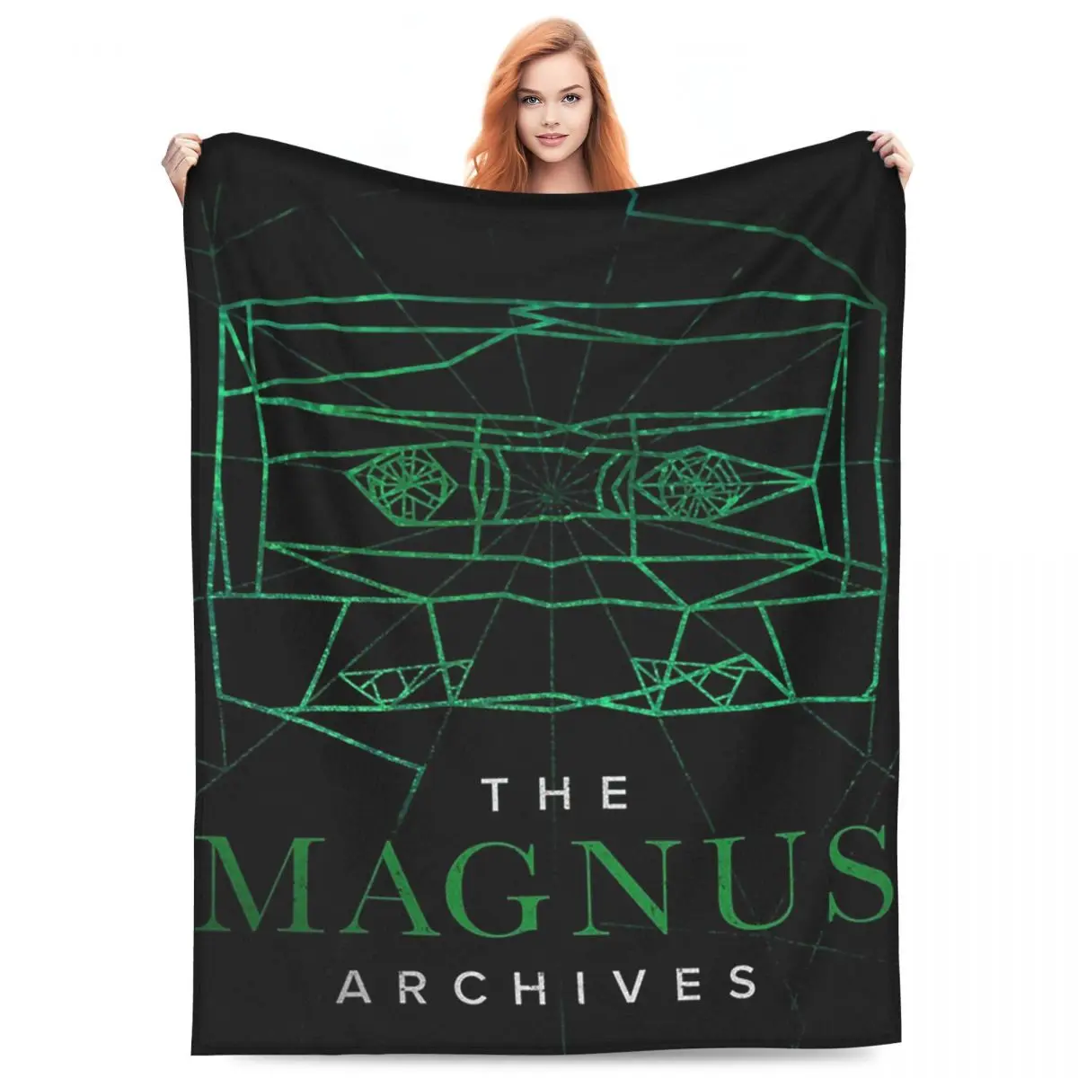 The Magnus Archives Logo Blankets Flannel Throw Blanket Multi-function Throw Blankets for Couch Bedding Throws Bedspread Quilt