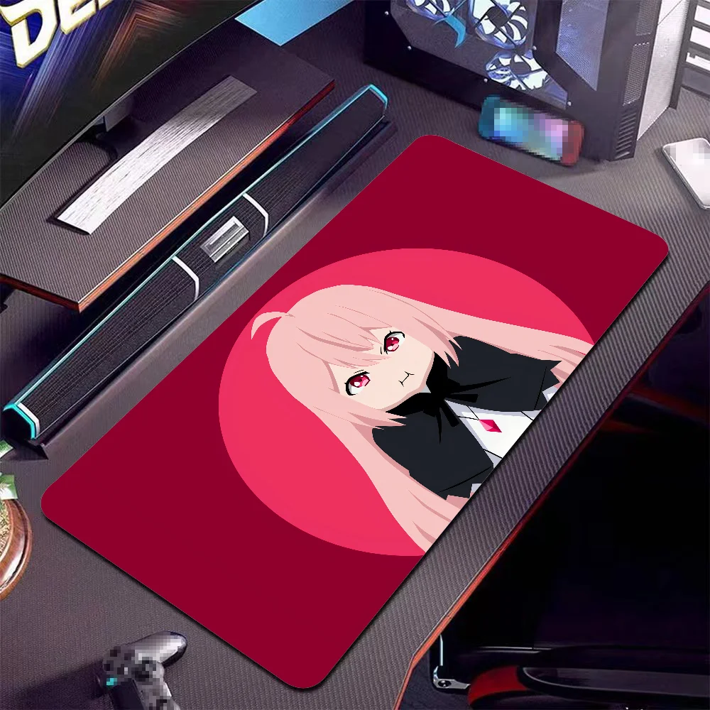 

M-Maou-sama Retry Anime Mousepad Large Anti-Slip Mouse Pad Stitched Edges Mat Durable Desk Laptop Gaming​ Keyboard Pad XXL