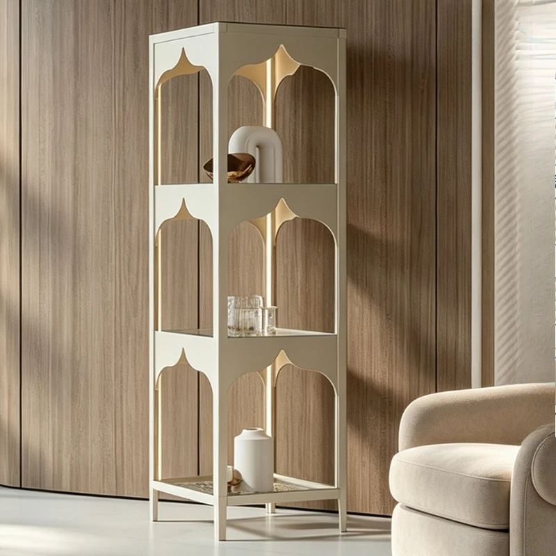 Aluminum alloy jewelry cabinet, floor display cabinet