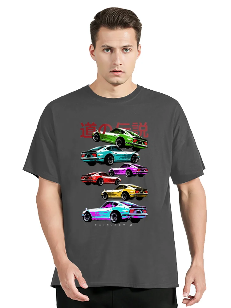 New Datsun Fairlady Z Classic Car T-Shirt Casual Cotton Tops Harajuku Road Legends Design Tees Men's Clothing Oversized Tshirt