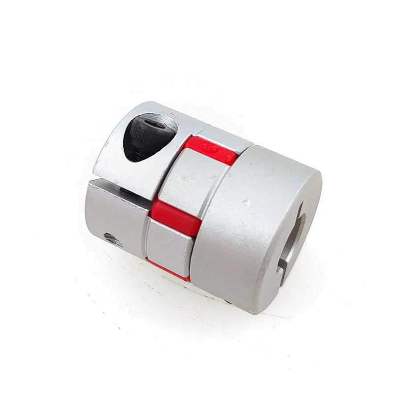 D20L25 5x8mm 3mm 4mm 5mm 6mm 6.35mm 7mm 10mm Plum Coupling spider flexible motor coupler aluminium flexible jaw coupling