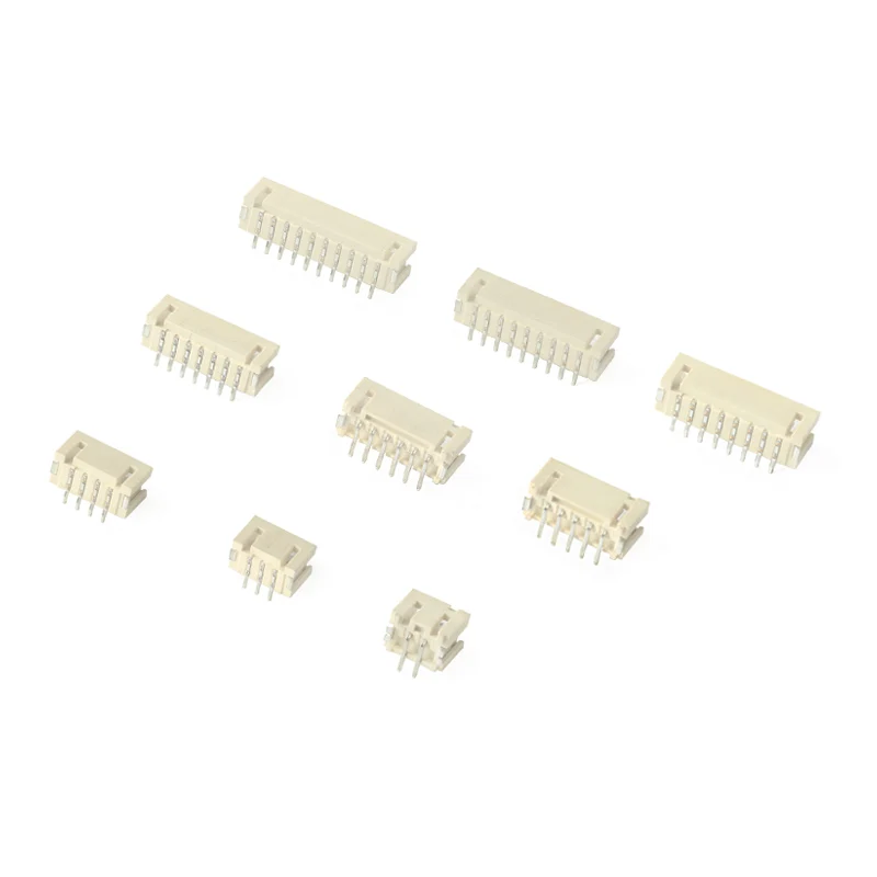 20Pcs/lot Ph2.0 MM Connector with Buckle 2/3/4/5/6/7/8/9/10Pin Male Socket Straight Pin/2.0MM Header Curved Needle Connectors