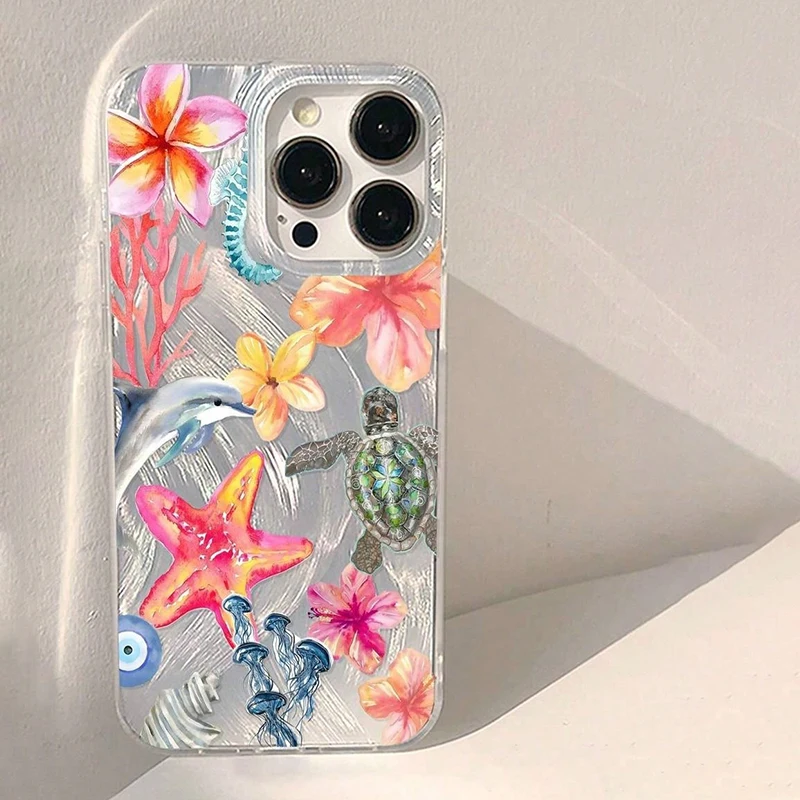 Ocean Starfish Sea Turtle Phone Case For Samsung GalaxyS26 S25 S24 S23 Ultra S22 S21Plus FE A56 A55 A54 A53 A36 A35 A34 5G Funda - view 6