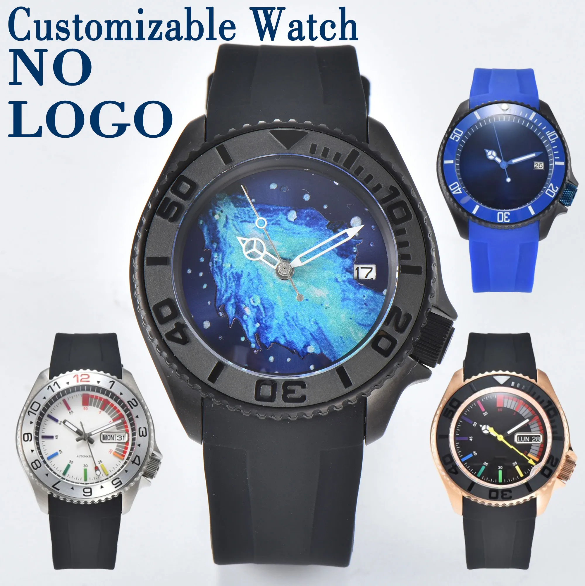 

Men's Luxury Watch Automatic Movement Sapphire Glass Stainless Steel Waterproof Watch Customized Watch