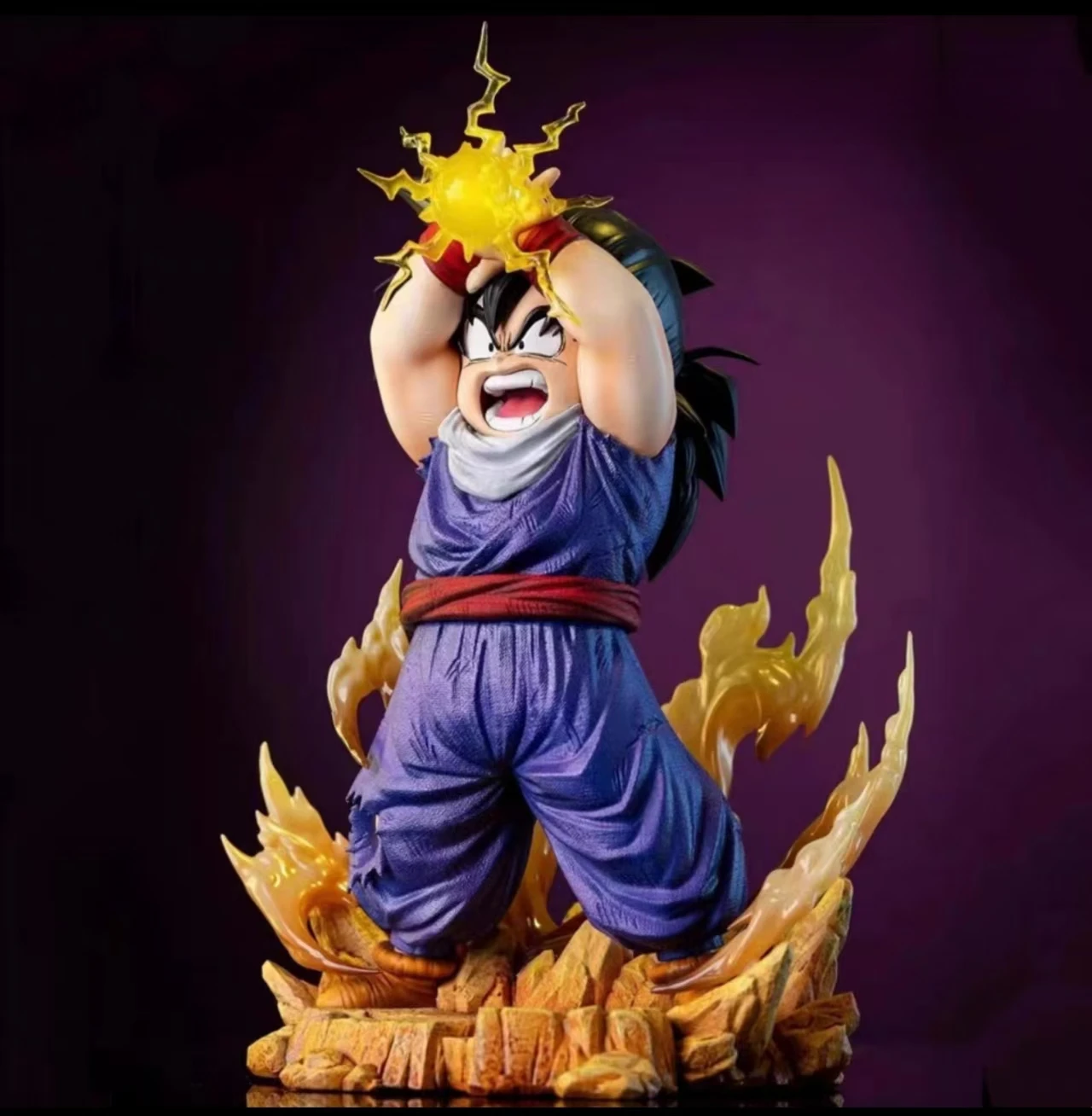 

17cm/6.6 inches Dragon Ball Gohan Anime Figure Magic Flash Gohan PVC Action Figurine Model Collection Desk Decoration Toy Gift