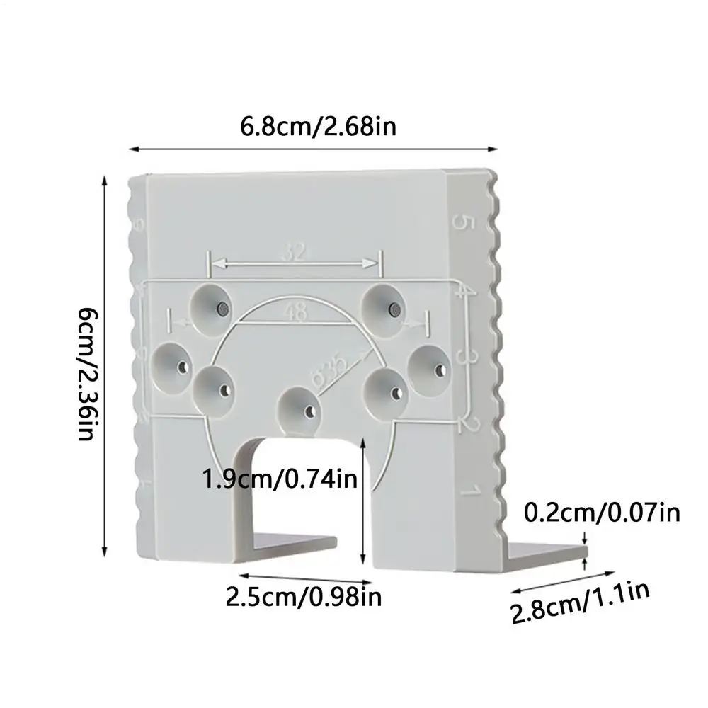 Gabarit d'installation de charnières de porte pour charpentier, pour la pose de loquets de porte, id