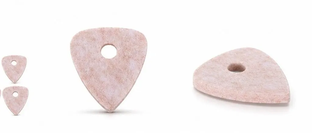 4mm Wool Felt Guitar Picks Set – 10pcs for Classical Guitar, Ukulele, Nylon String Instruments – Soft & Warm Tone