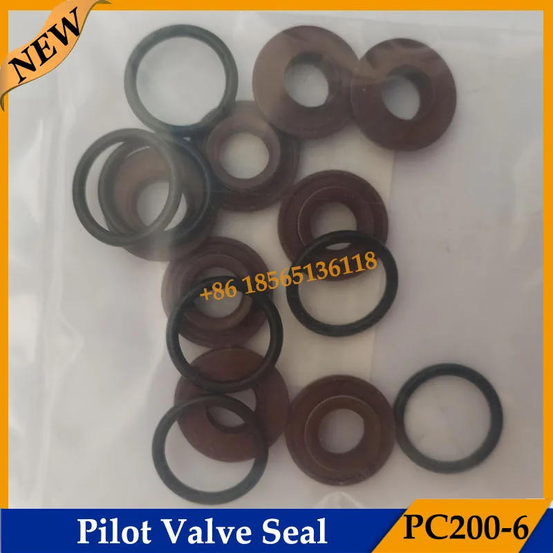 

Factory Price PC200-6 Pilot Valve Seal Kit for Kmoatsu Excavator PPC PC200-6 Joystick Oil Seal Repair Kit