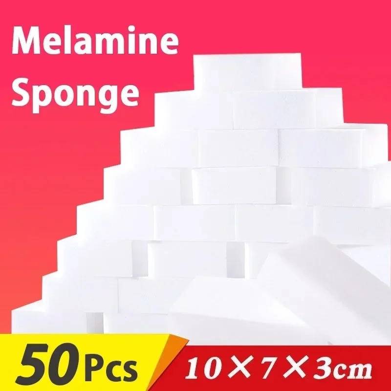 100 x 70 x 30 mm Melamin-Schwamm, weißer magischer Schwamm, Radiergummi, Reiniger, Reinigungsschwamm für Küche, Badezimmer, Büro, Reinigungswerkzeuge