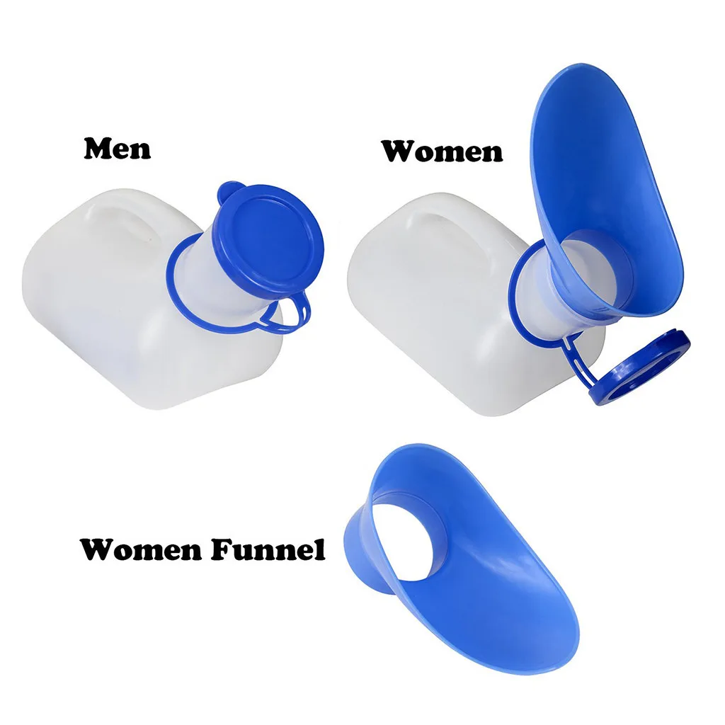 product 1000 ML Female Male Portable Mobile Toilet Car Travel Journeys Camping Boats Urinal Outdoor Supllies