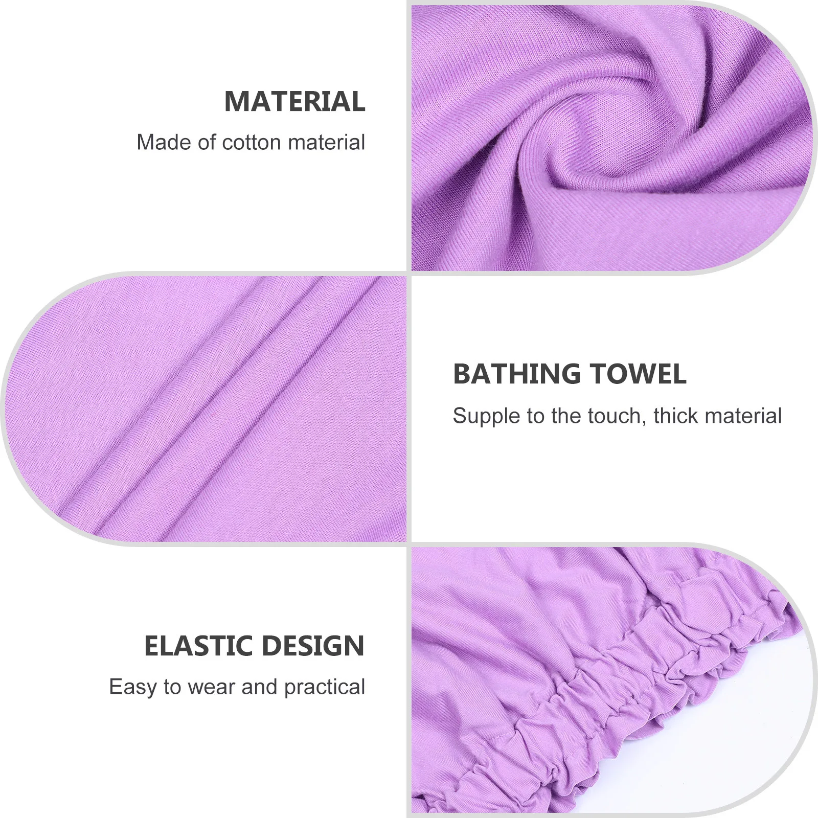 

Bath Towel Chest Wrap Soft Thick Cotton Strong Absorption Bath Skirt Shower Towel Household Use Supple Bathrobe