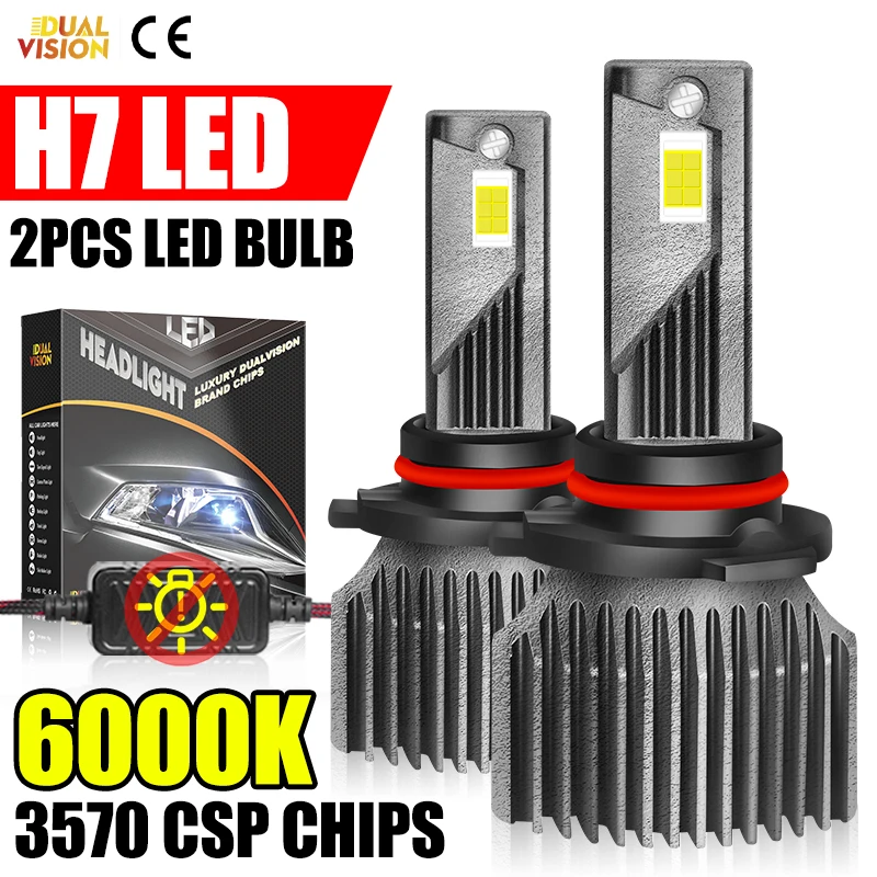 

Dualvision H4 LED CANBUS No Error K5C H7 H11 H1 9005 HB3 9006 HB4 H8 H9 9012 HIR2 Led Headlight 3570 CSP Chips Fog Lamp Mini 12V