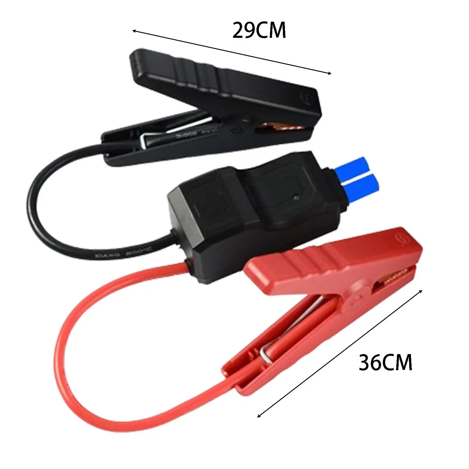 Jumper Starter Booster Power Supply Clip Red and Black Alligator Clamp for Car Battery Jump Start and Repair