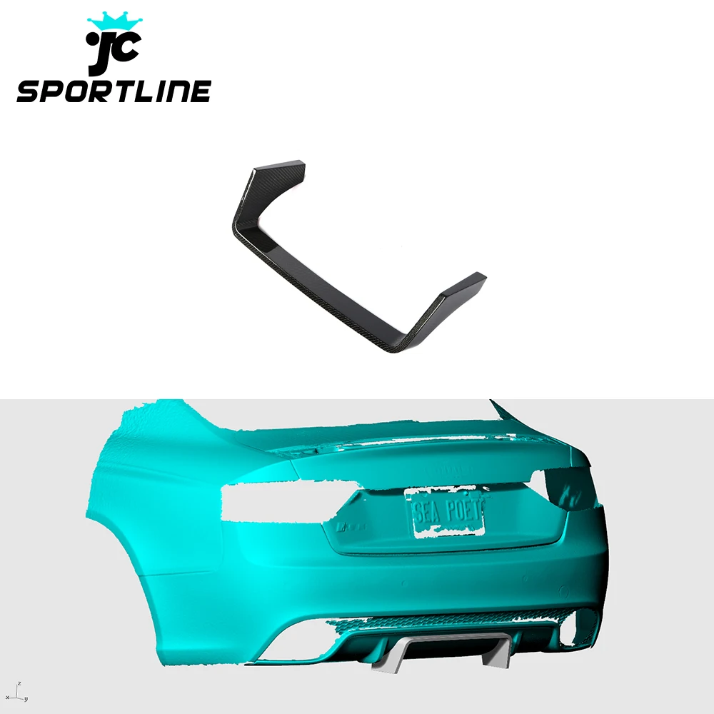 

Carbon Fibre RS5 Rear Bumper Diffuser Trim Vent For Audi RS5 A5 B8.5 Coupe 2-Door 12-16