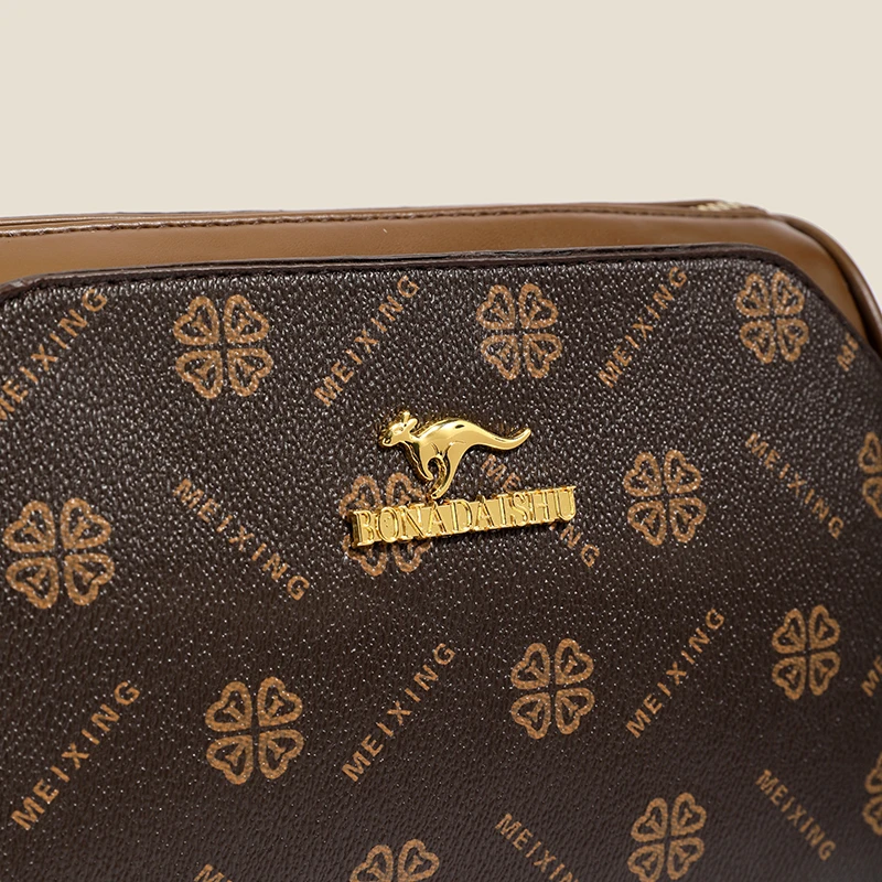 حقيبة كروس نسائية جديدة للخريف والصيف، حقيبة كتف ريترو عصرية للنساء في منتصف العمر، حقيبة نسائية بنمط قديم #5