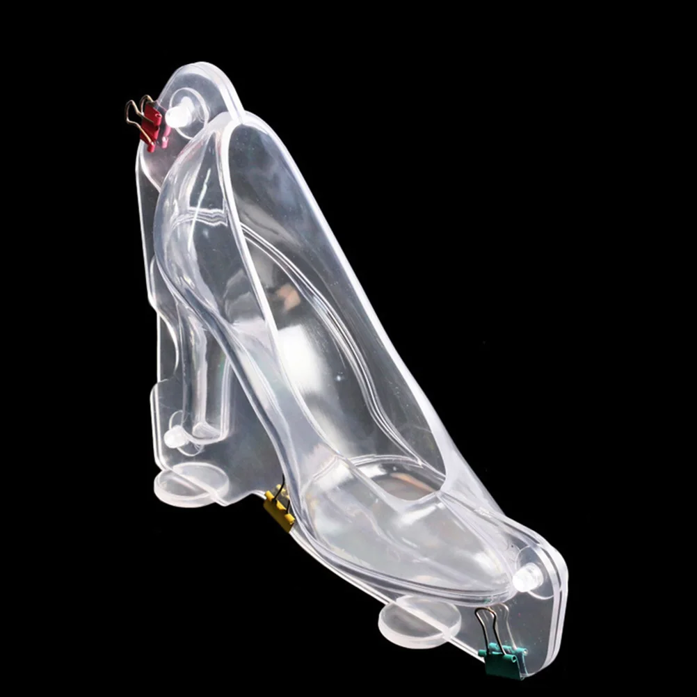 

2Pcs Chocolate Mold Creative Clear High Heel Shoe Design DIY Baking Tool Candy Mold Baking Supply Chocolate Molds