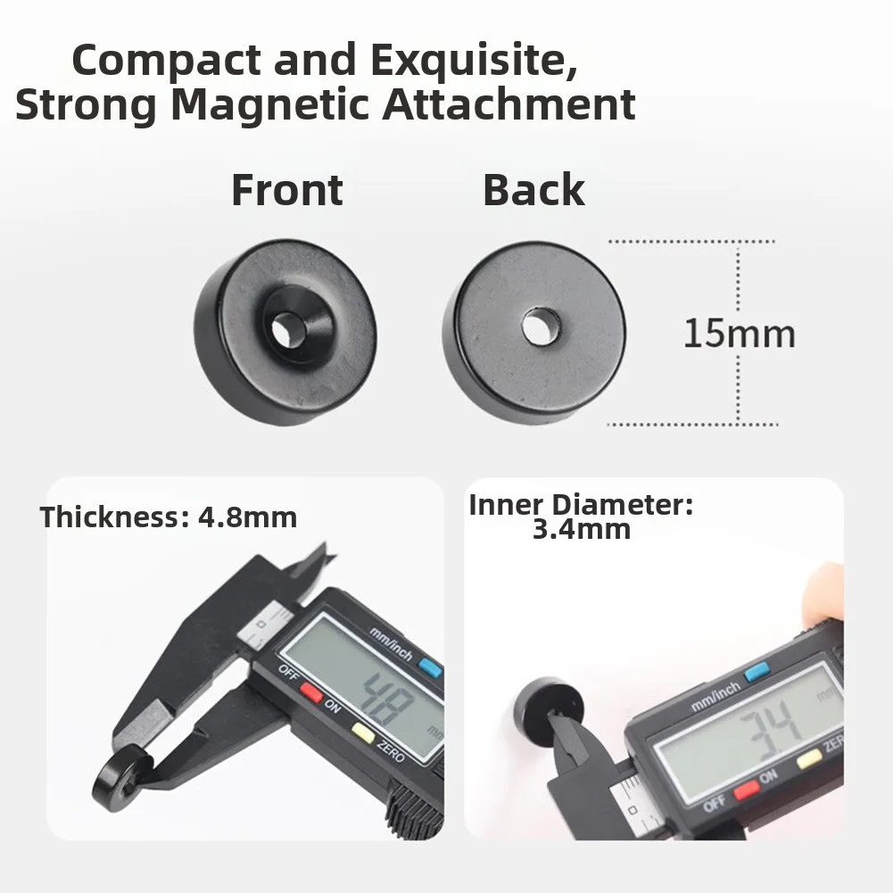 Magnetic Microphone Clip For Yaesu MH-48 SSM-85D For Walkie For Talkie Radio Holder Car Outdoor Communication Accessories