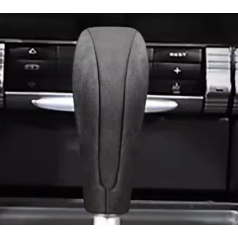 

For Porsche Cayenne 2004-2009 Interior Gear Handle Cover Car Gear Protection Sticker Flip Fur Car Gear Rod Cover