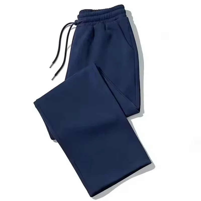 Herbst-Winter Damen Jogginghose Sportliche Gerade Hose Lose Übergroße Freizeithose mit Kordelzug Vielseitige Damen Lange Hose – Detail 16